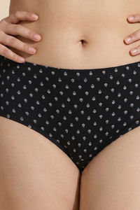 Zivame Medium Rise Full Coverage Hipster Panty (Pack of 3) -  Multicolor — thumbnail 9
